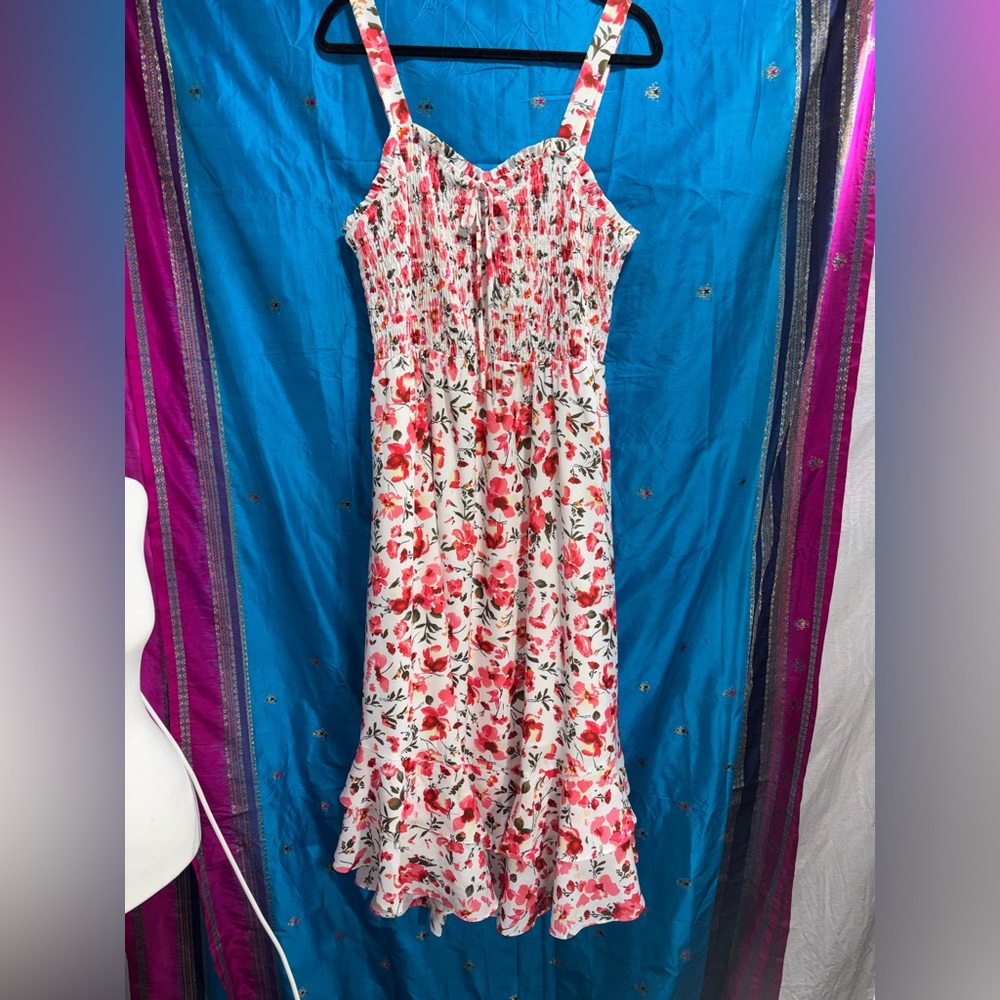 Grace Karin Floral Boho Square Neck Strapped Swing A Line sundress 2X - Picture 3 of 14